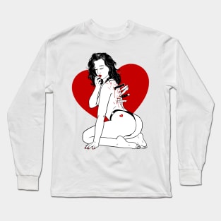 Corazones y Navajas Long Sleeve T-Shirt